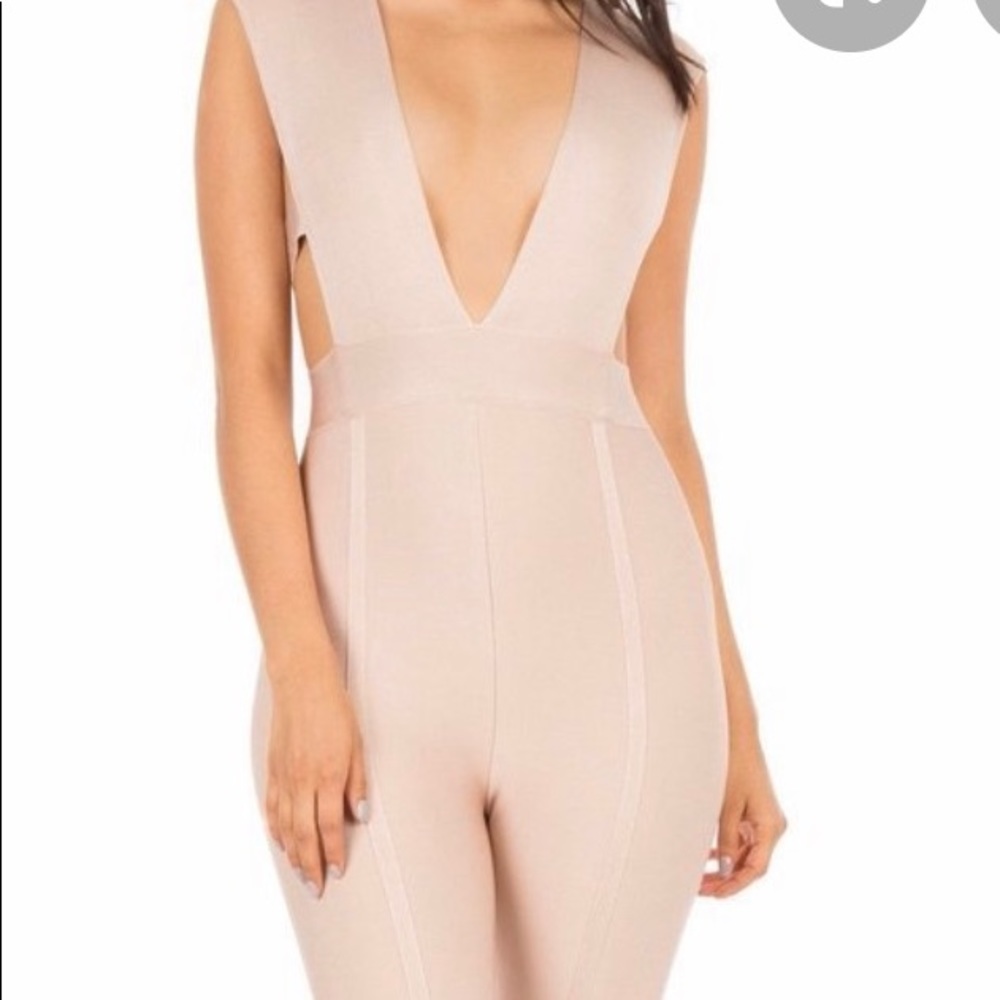 Gorgeous Bandage One Piece Mauve/Blush